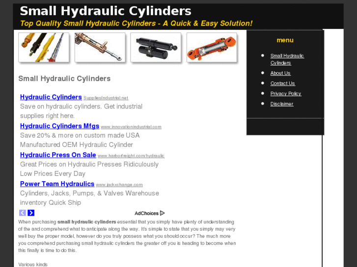 www.smallhydrauliccylinders.net