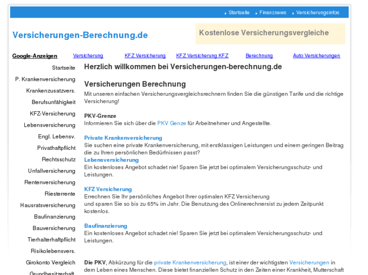 www.versicherungen-berechnung.de