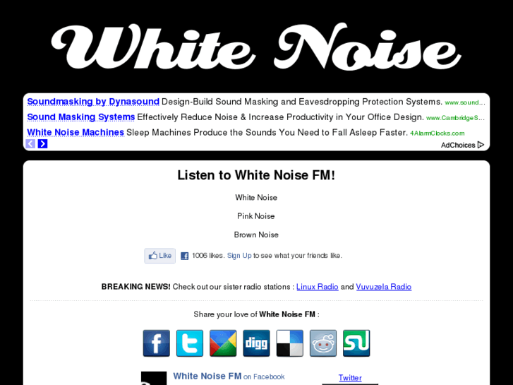 www.whitenoise.fm