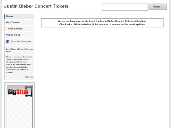 www.justinbieberconcert.com