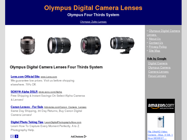 www.olympusdigitalcameralenses.com