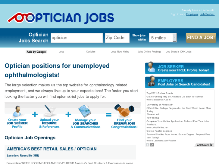 www.opticianjobs.org