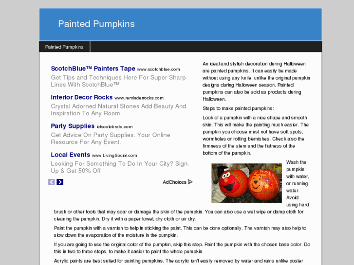 www.paintedpumpkins.info