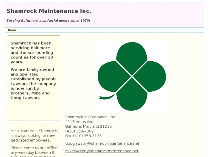 www.shamrockmaintenance.net