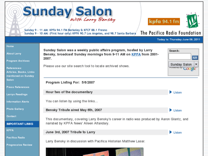 www.sundaysalon.org