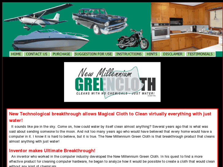 www.thegreencloth.com