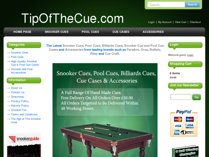 www.tipofthecue.com