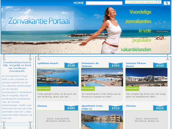 www.zonvakantieportaal.nl