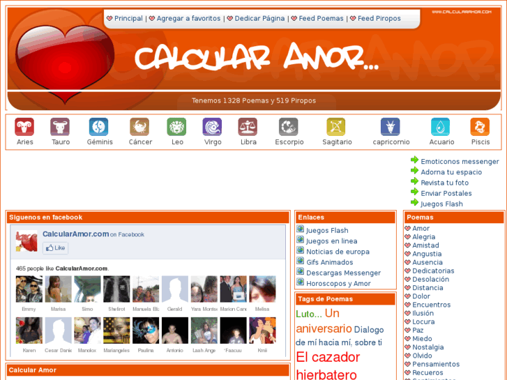 www.calcularamor.com