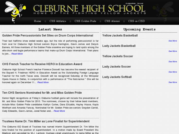 www.cleburnehighschool.com