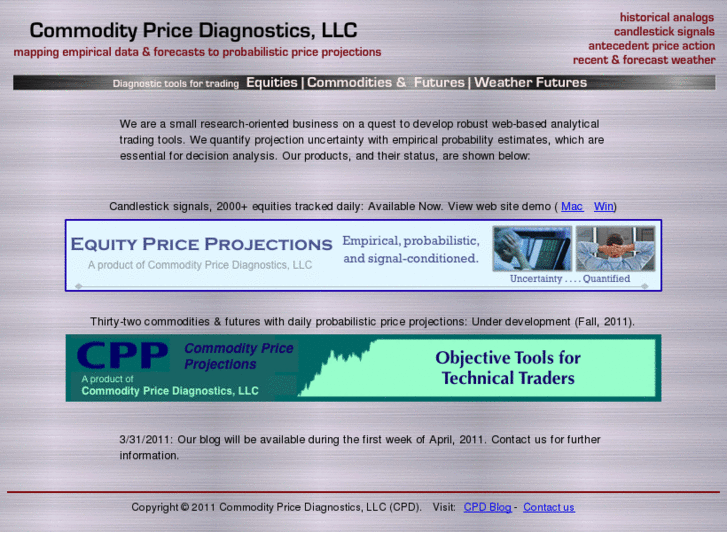 www.commoditypricediagnostics.com