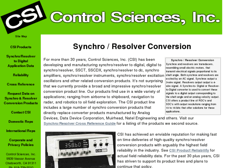 www.controlsciences.com