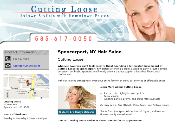 www.cuttingloosehairdesigns.com