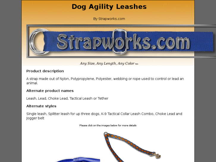 www.dogagilityleashes.com