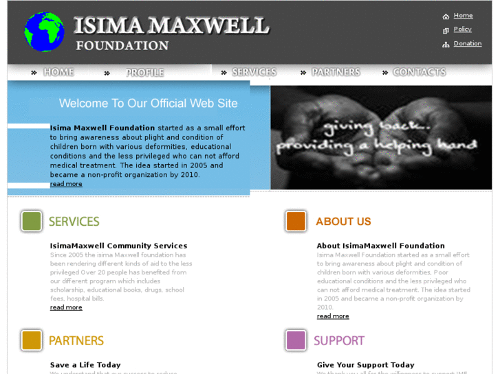 www.isimamaxwellfoundation.org