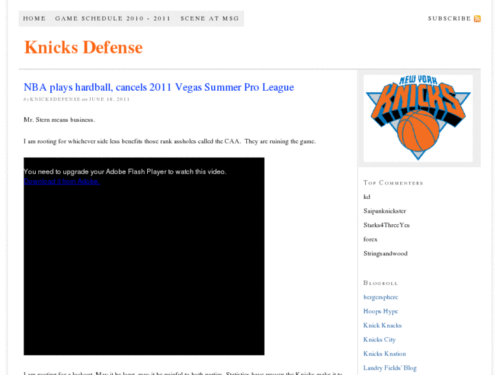 www.knicksdefense.com