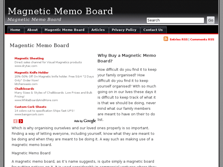 www.magneticmemoboard.net