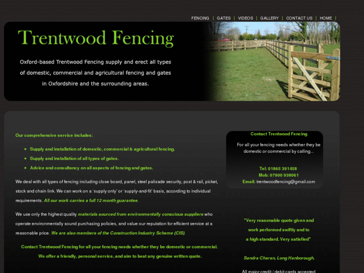 www.trentwoodfencingoxfordshire.co.uk