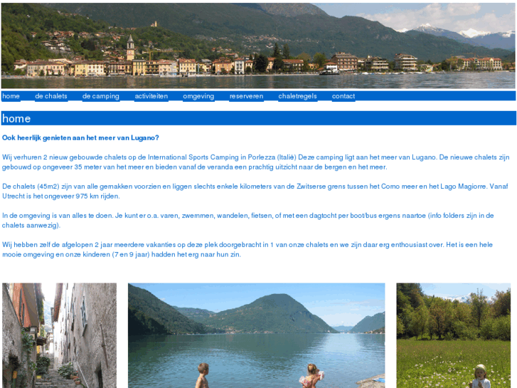 www.vakantiehuisporlezza.nl