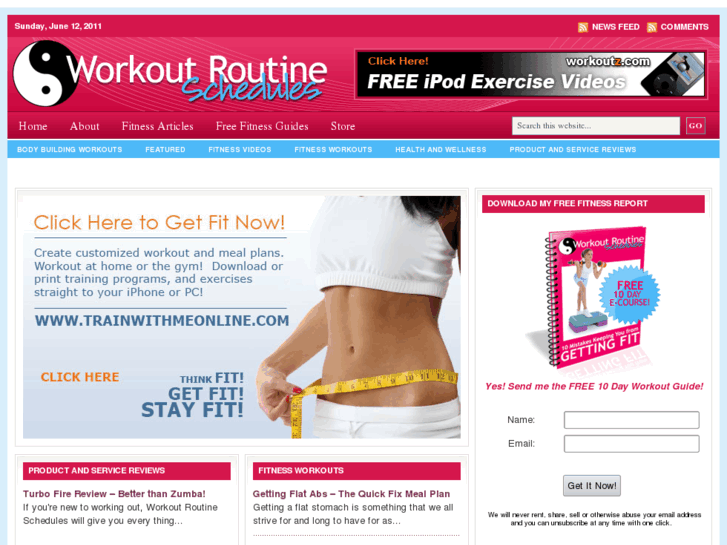 www.workoutroutineschedules.com