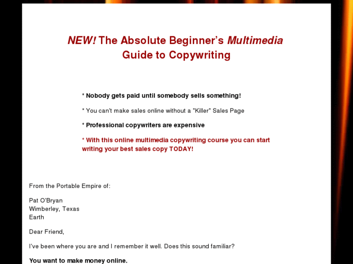 www.absolutebeginnersguidetocopywriting.com