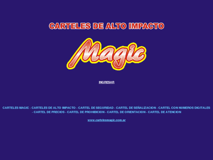 www.cartelesmagic.com.ar