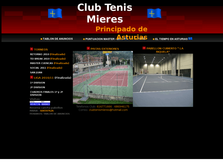 www.clubtenismieres.es