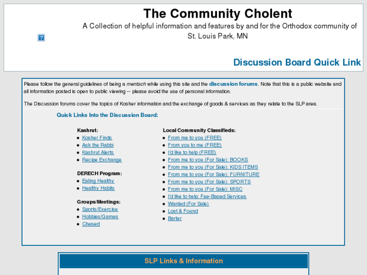 www.communitycholent.com