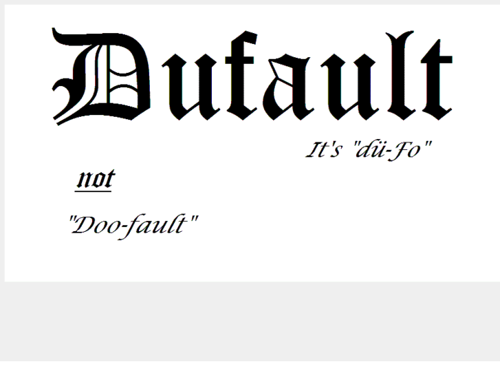 www.dufault.net