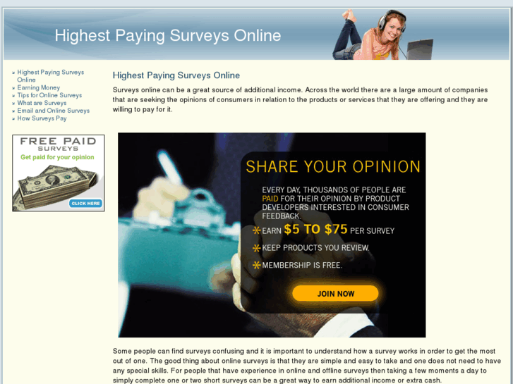 www.highestpayingsurveysonline.com