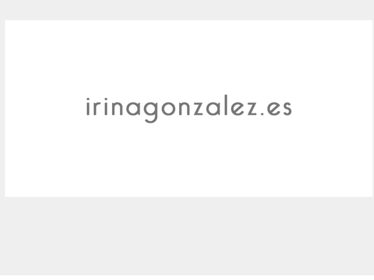 www.irinagonzalez.es