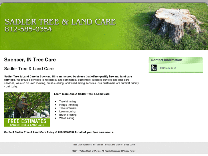 www.sadlertreeandlandcare.com