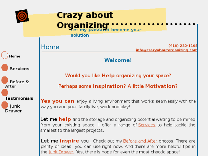 www.crazyaboutorganizing.com