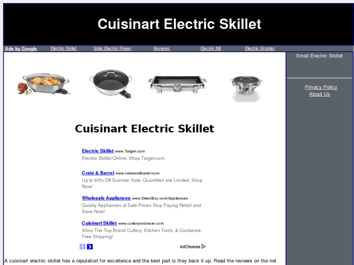 www.cuisinartelectricskillet.org