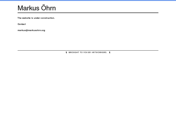 www.markusohrn.org