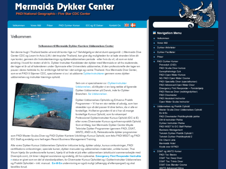 www.mermaidsdykkercenter.com