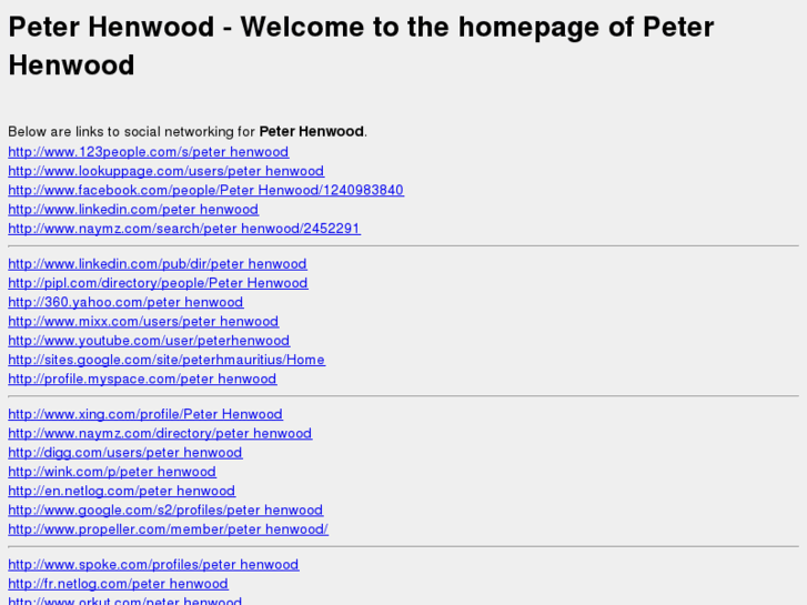 www.peter-henwood.com