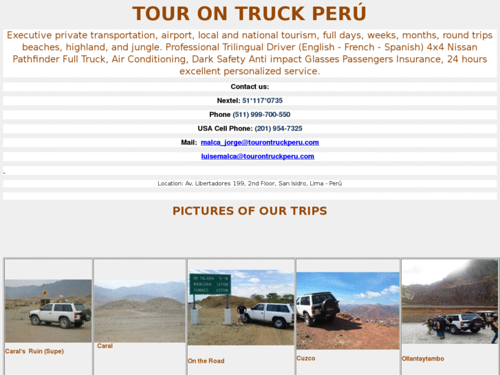 www.tourontruckperu.com