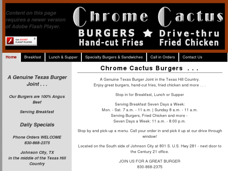 www.chromecactusburgers.com