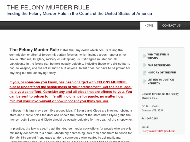 www.felonymurder.org