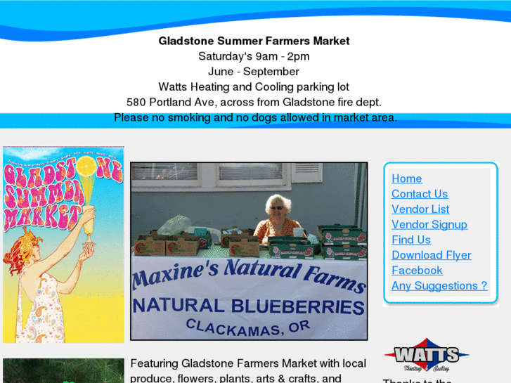 www.gladstonesummermarket.com