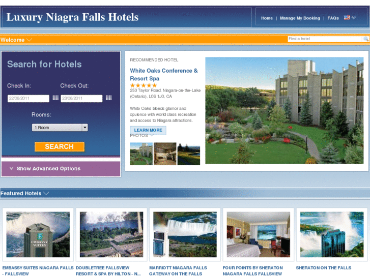 www.luxuryniagrafallshotels.com