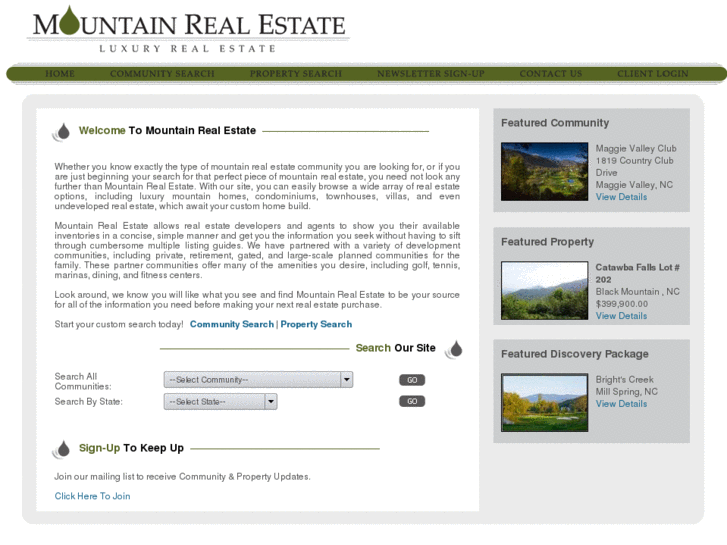 www.mountain-real-estate.biz