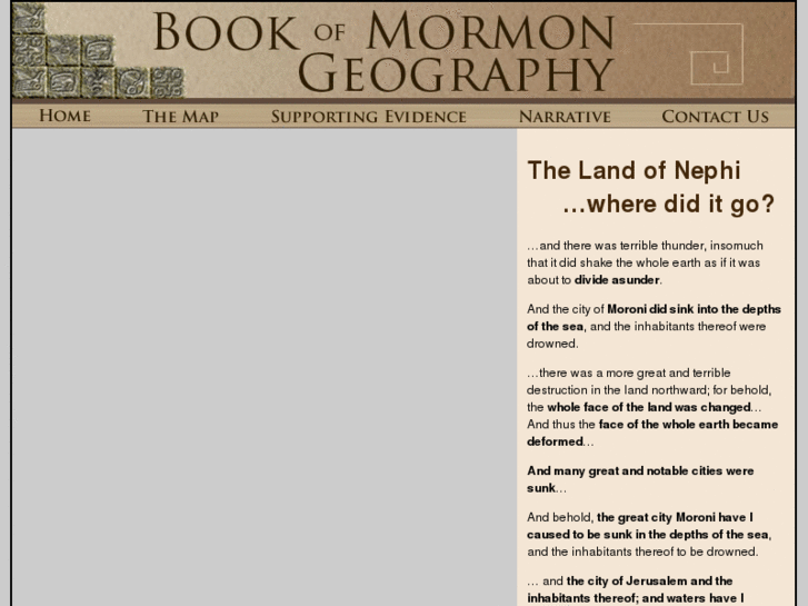 www.bookofmormongeography.net