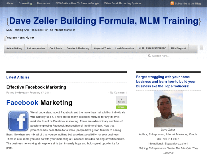 www.davezellerbuildingformula.com