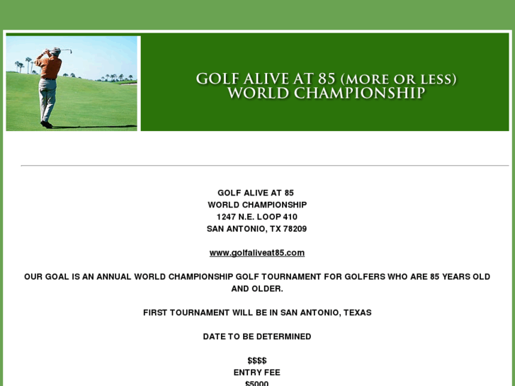 www.golfaliveat85.com