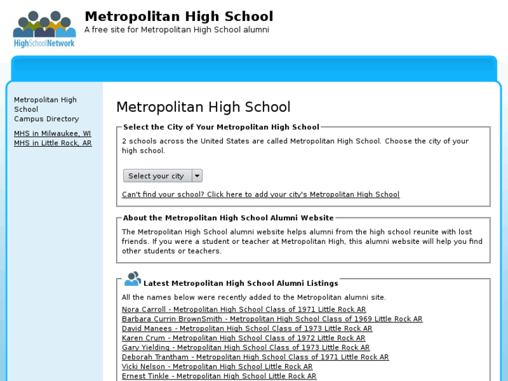 www.metropolitanhighschool.net