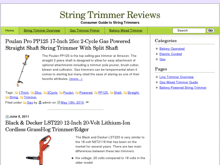 www.stringtrimmerreviews.net