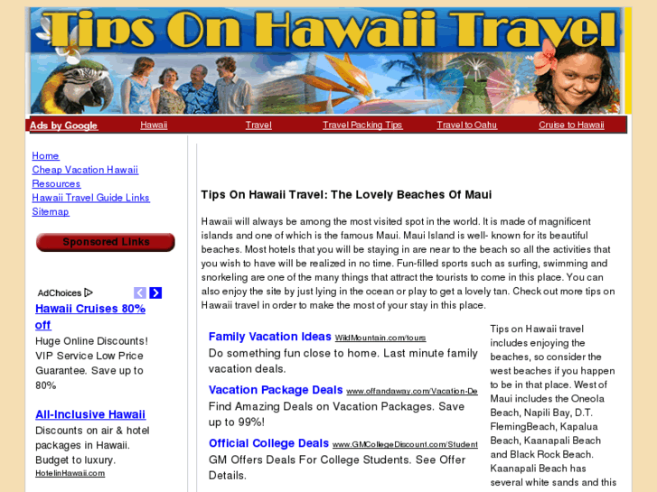 www.tipsonhawaiitravel.com