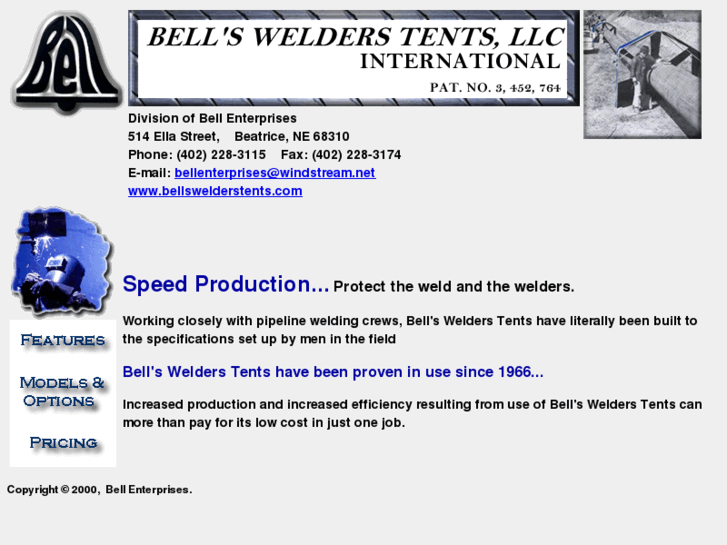 www.bellswelderstents.com